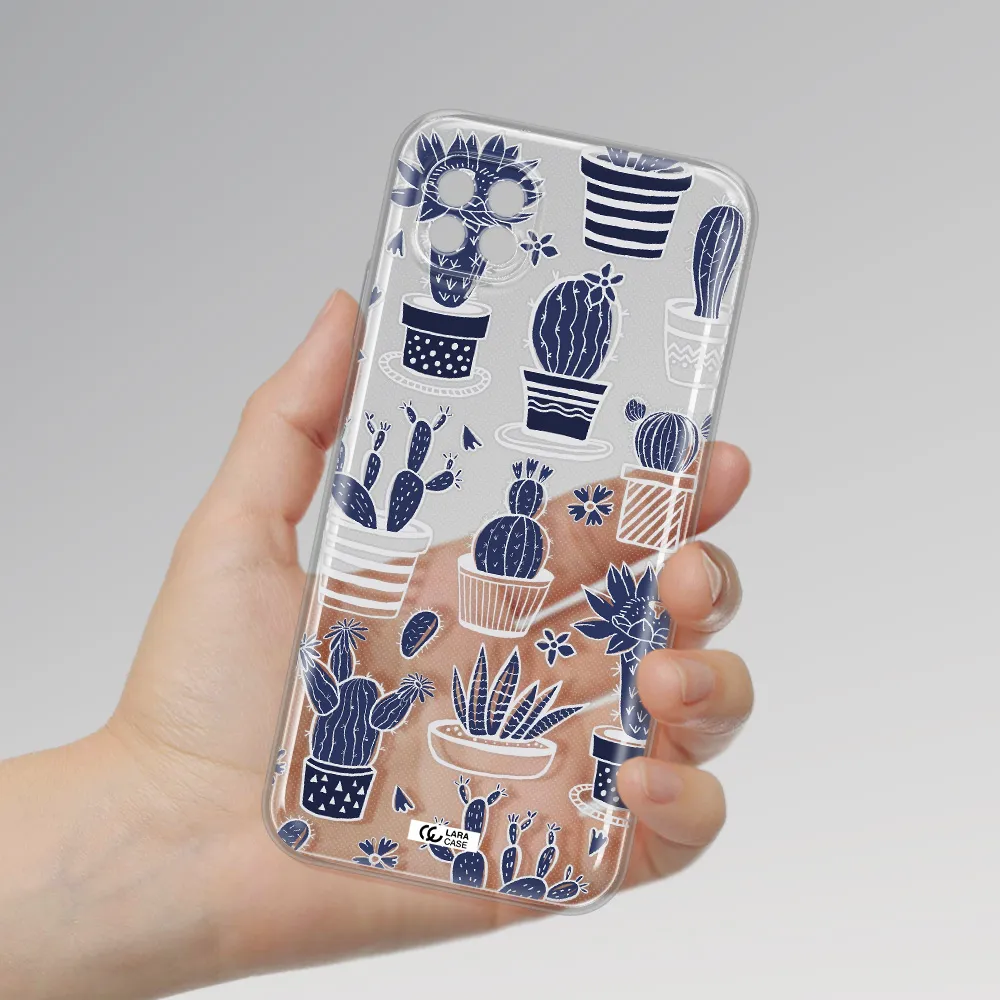 Blue Cactus Huawei Nova 7I Clear Tpu Case