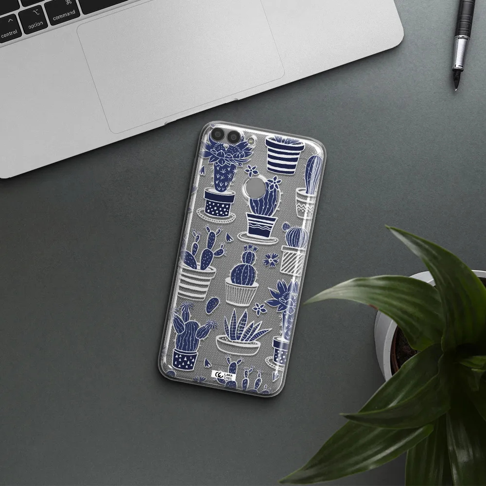 Blue Cactus Huawei P Smart 2017 Clear TPU Case