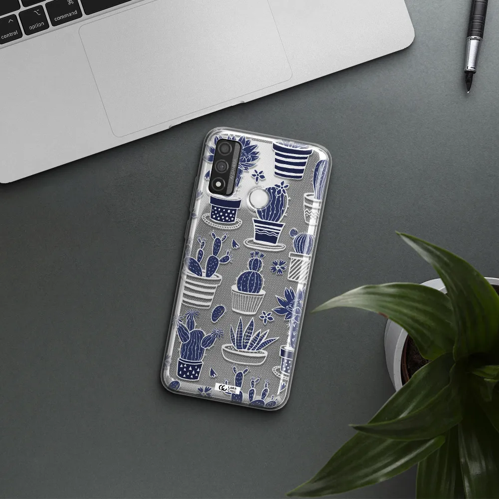 Blue Cactus Huawei P Smart 2020 Clear TPU Case