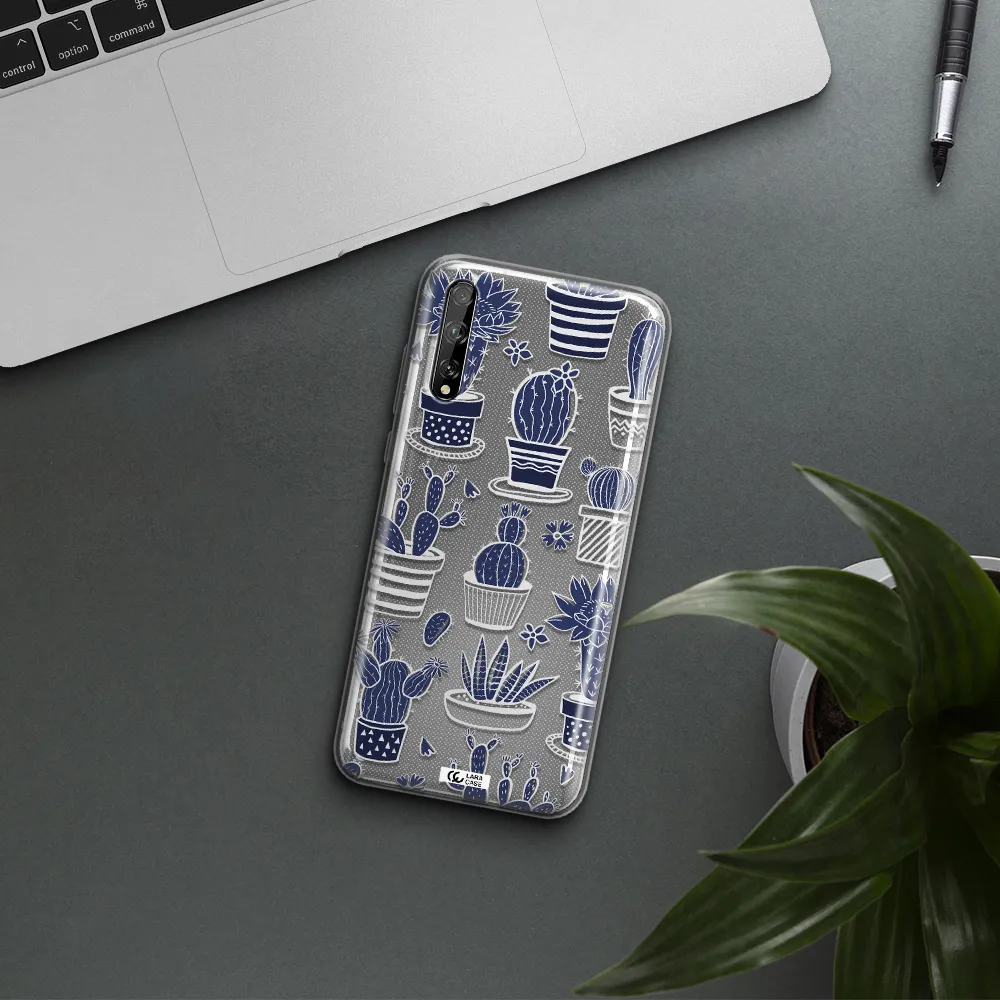 Blue Cactus Huawei P Smart S Clear TPU Case