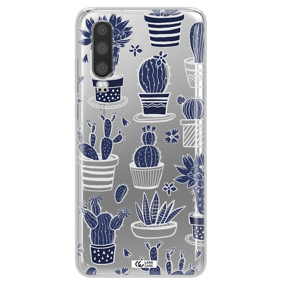 Blue Cactus Huawei P30 Clear TPU Case