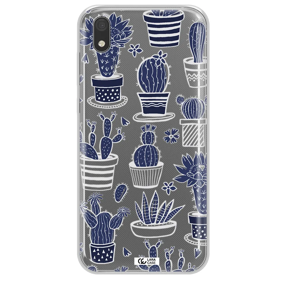 Blue Cactus Huawei Y5 2019 Clear TPU Case