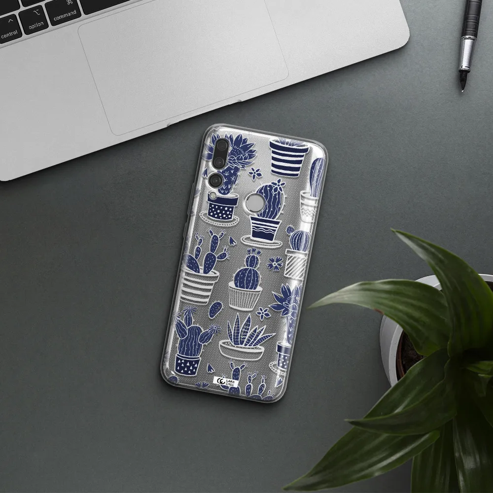 Blue Cactus Huawei Y9 Prime 2019 Clear TPU Case