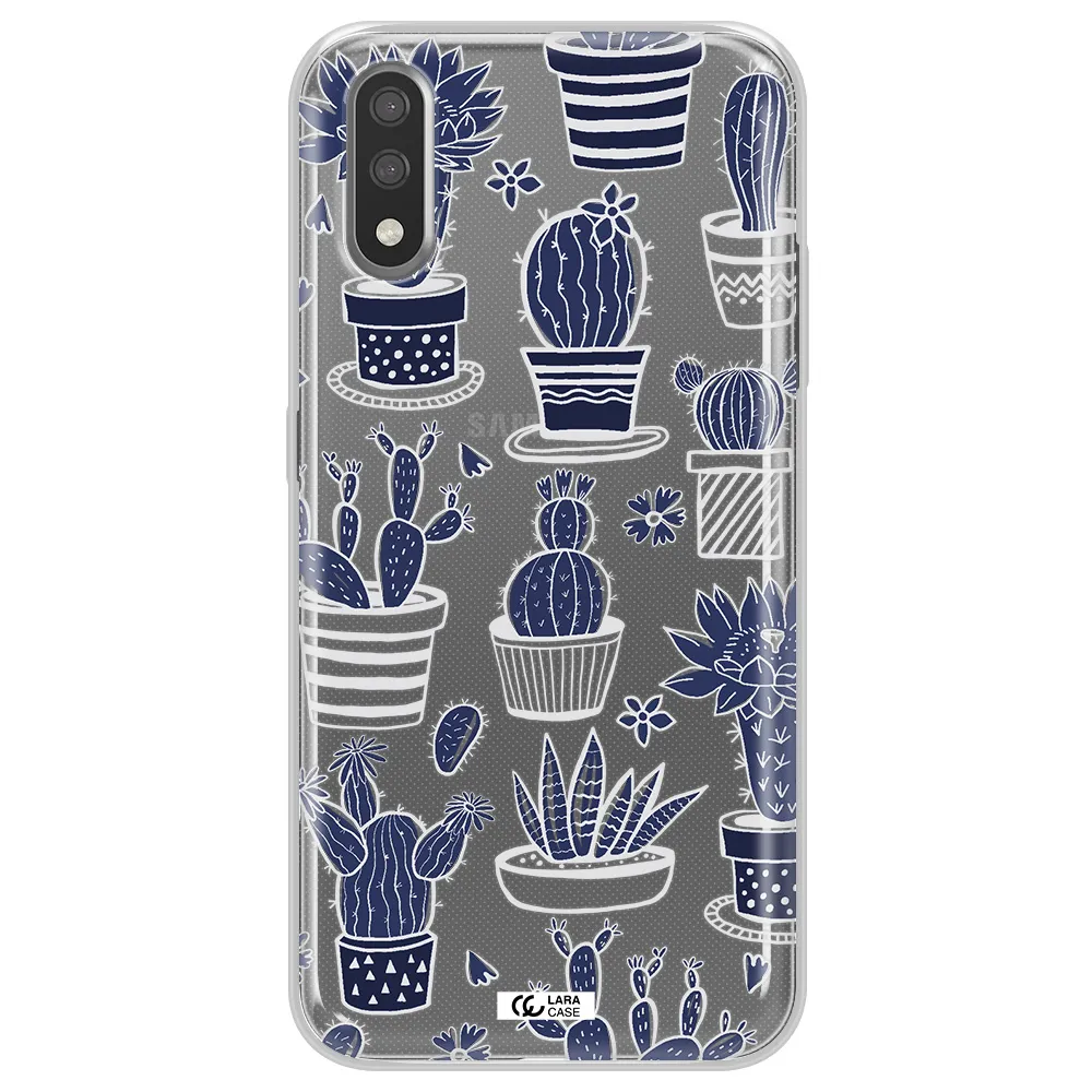 Blue Cactus Samsung A01 Clear TPU Case