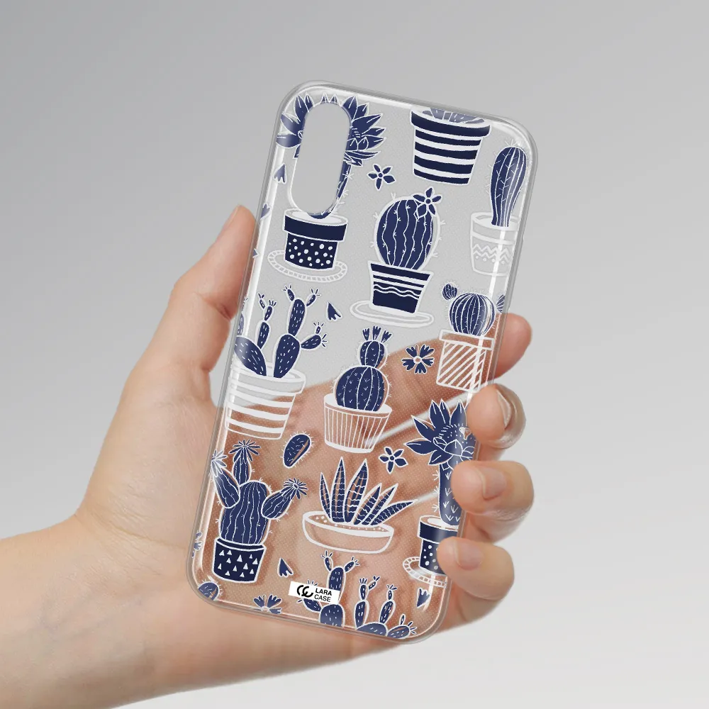 Blue Cactus Samsung A01 Clear TPU Case