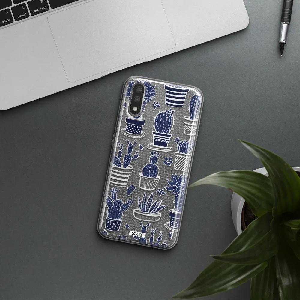 Blue Cactus Samsung A01 Clear TPU Case