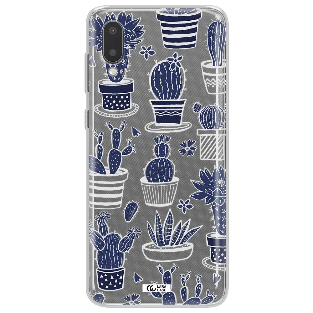 Blue Cactus Samsung A02 Clear TPU Case