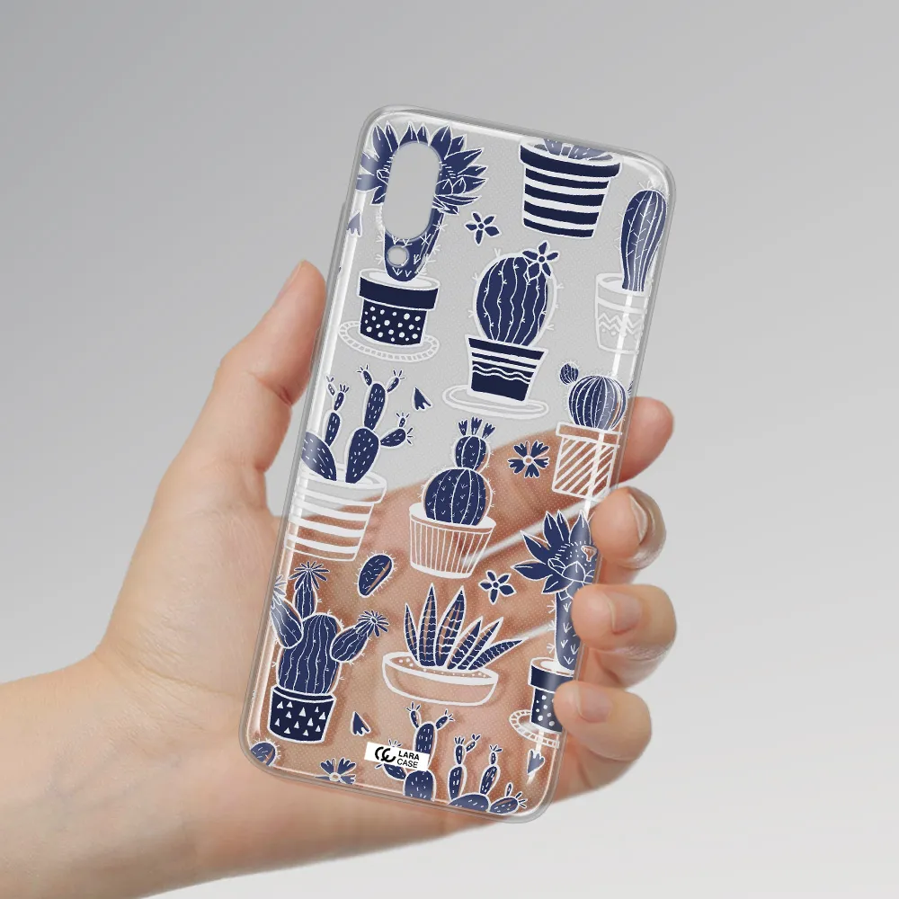 Blue Cactus Samsung A02 Clear TPU Case