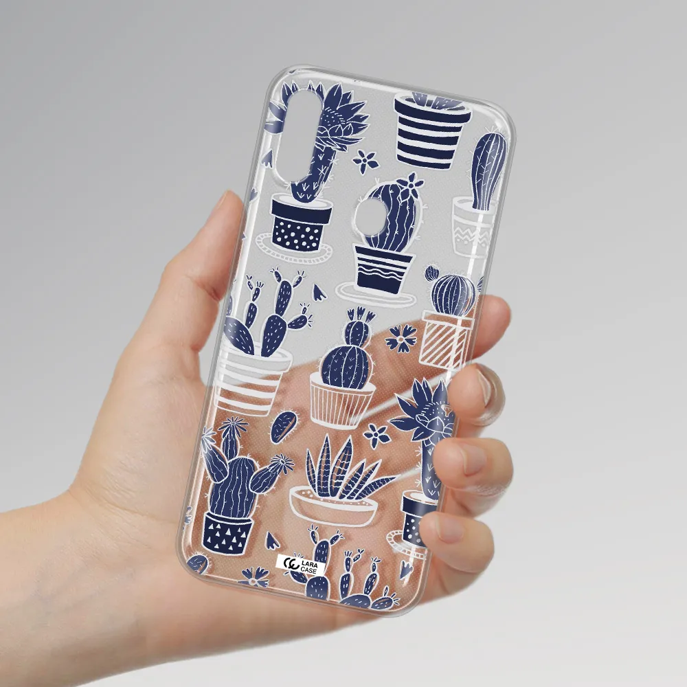 Blue Cactus Samsung A11 Clear TPU Case