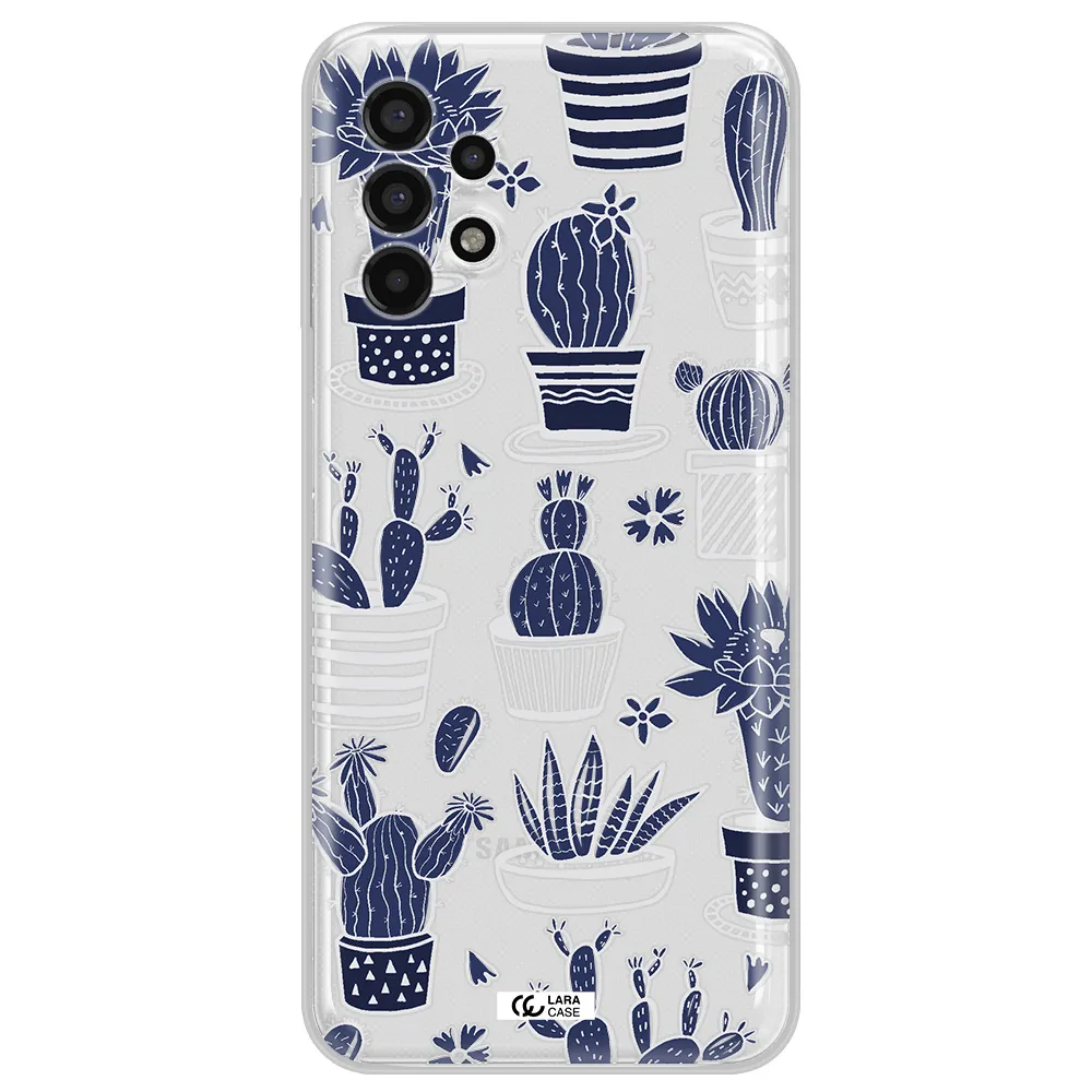 Blue Cactus Samsung A13 4g Clear TPU Case