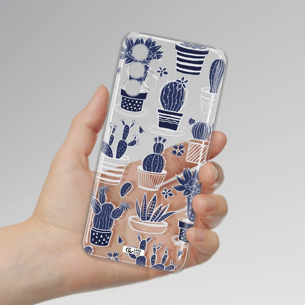 Blue Cactus Samsung A13 4g Clear TPU Case