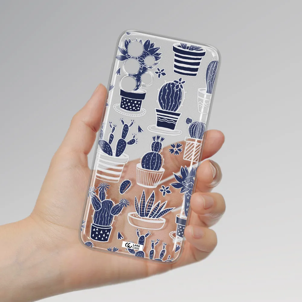 Blue Cactus Samsung A13 Clear TPU Case