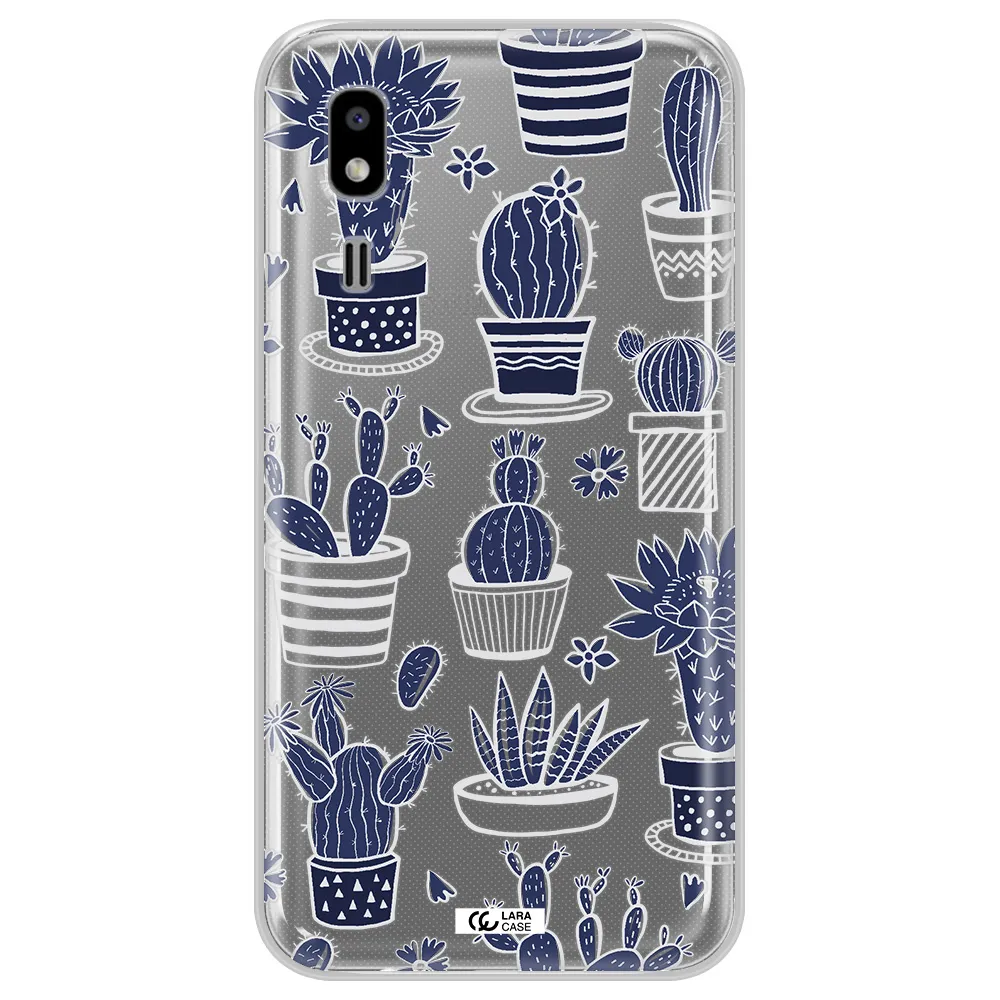 Blue Cactus Samsung A2 Core Clear TPU Case