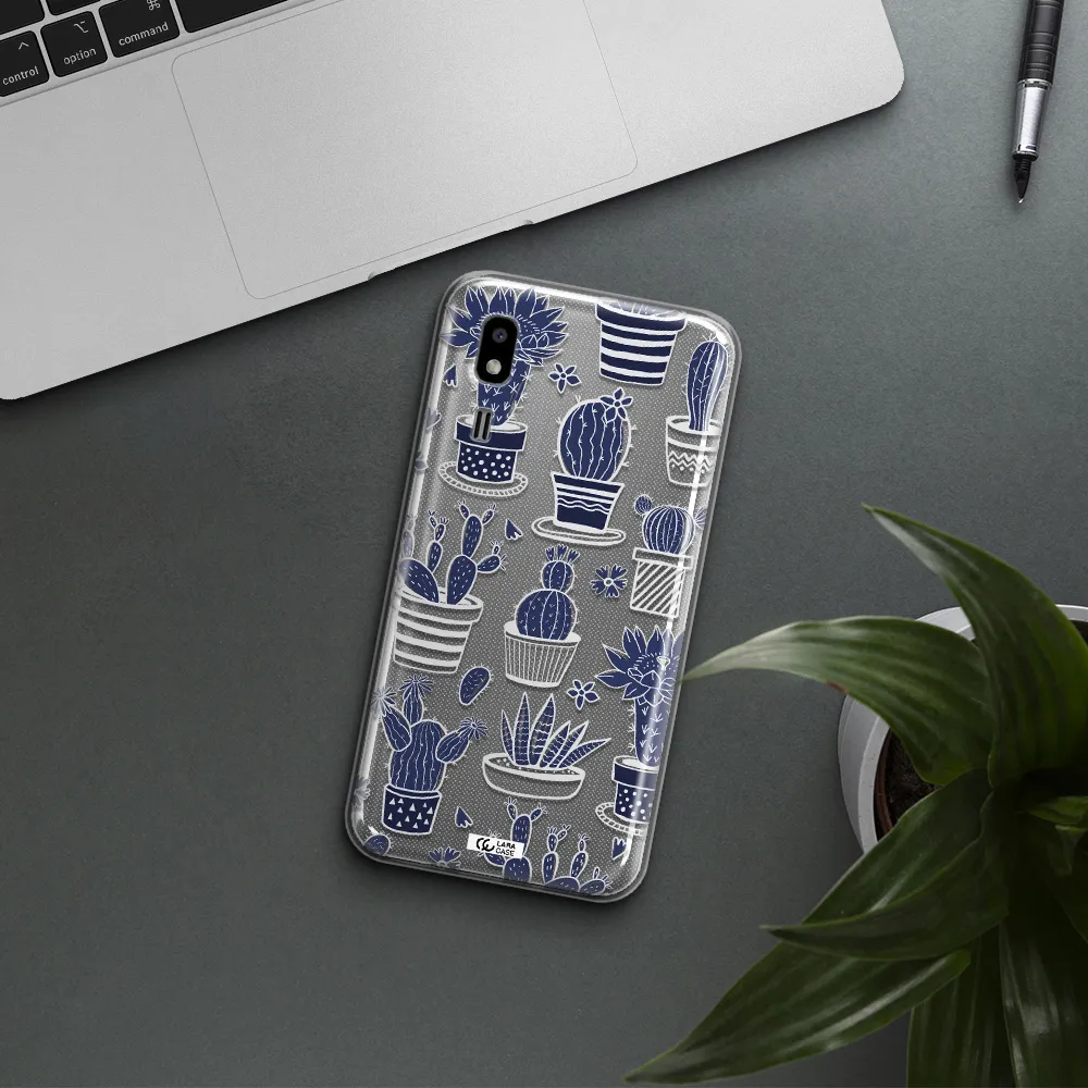 Blue Cactus Samsung A2 Core Clear TPU Case