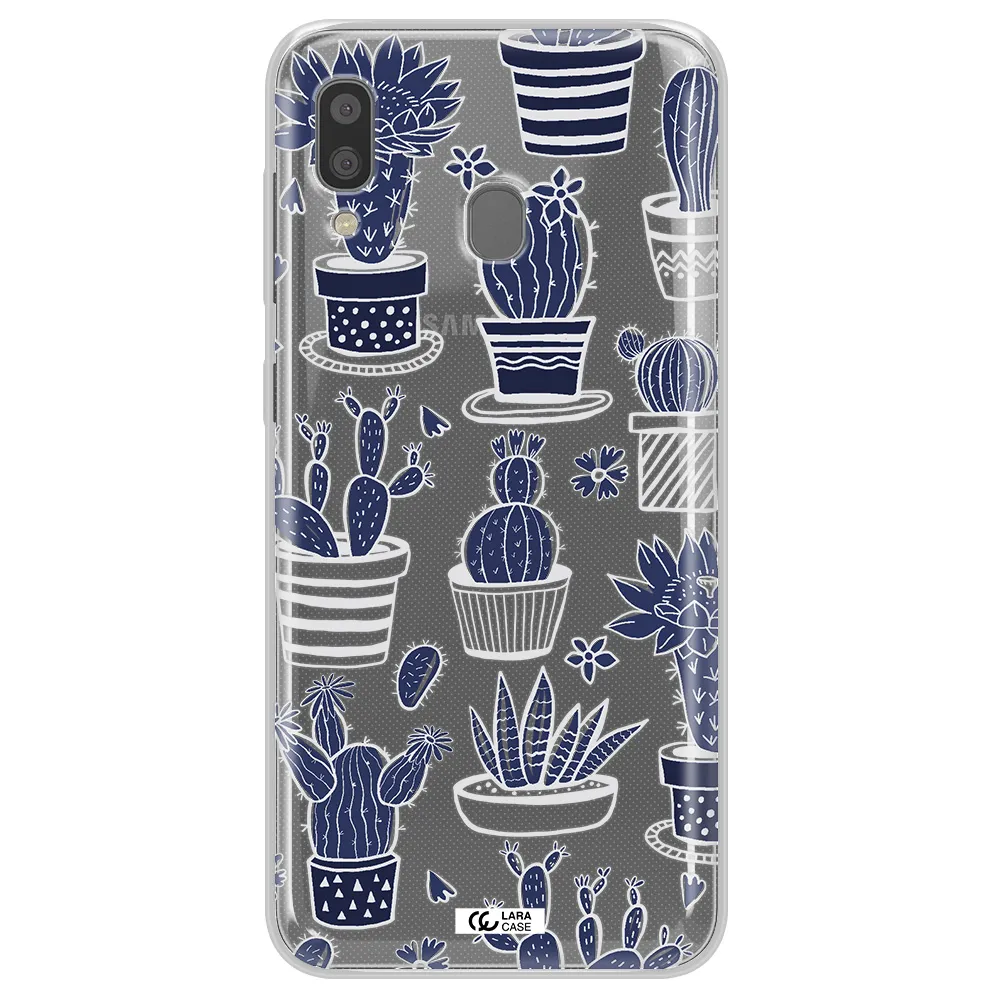 Blue Cactus Samsung A20 Clear TPU Case