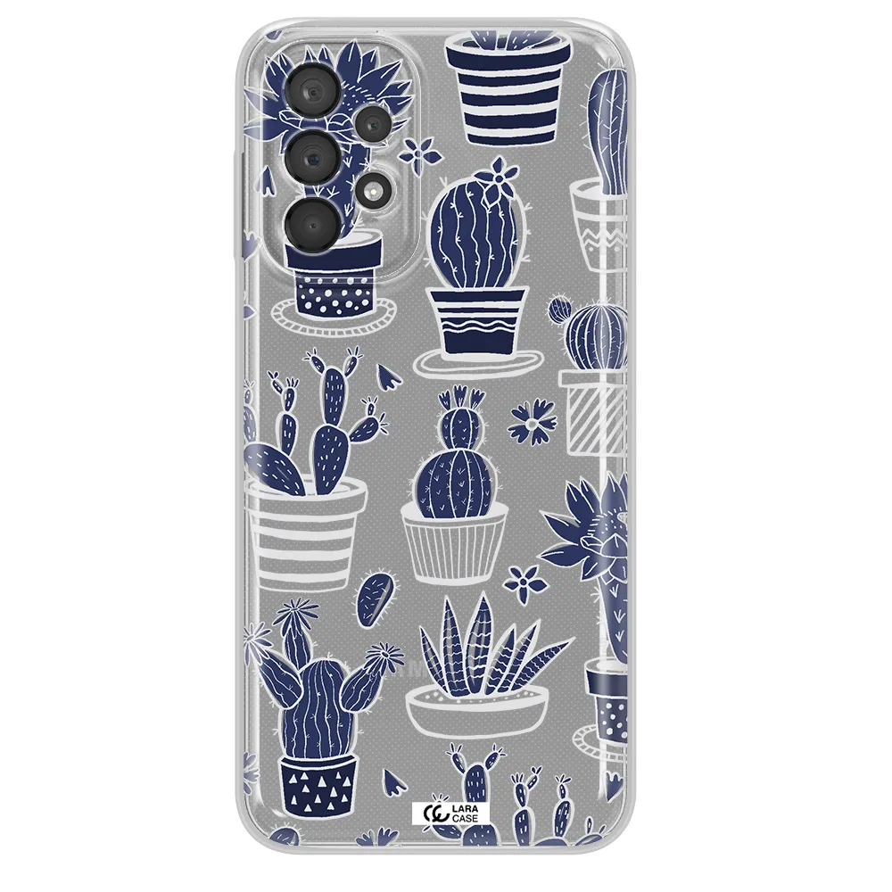 Blue Cactus Samsung A23 5G Clear Tpu Case