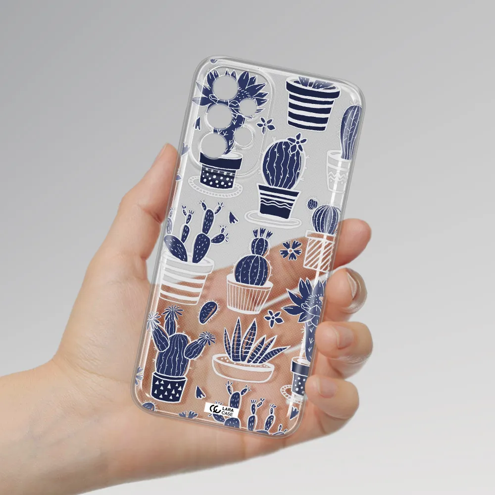 Blue Cactus Samsung A23 5G Clear Tpu Case