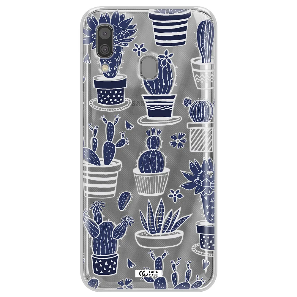 Blue Cactus Samsung A30 Clear TPU Case