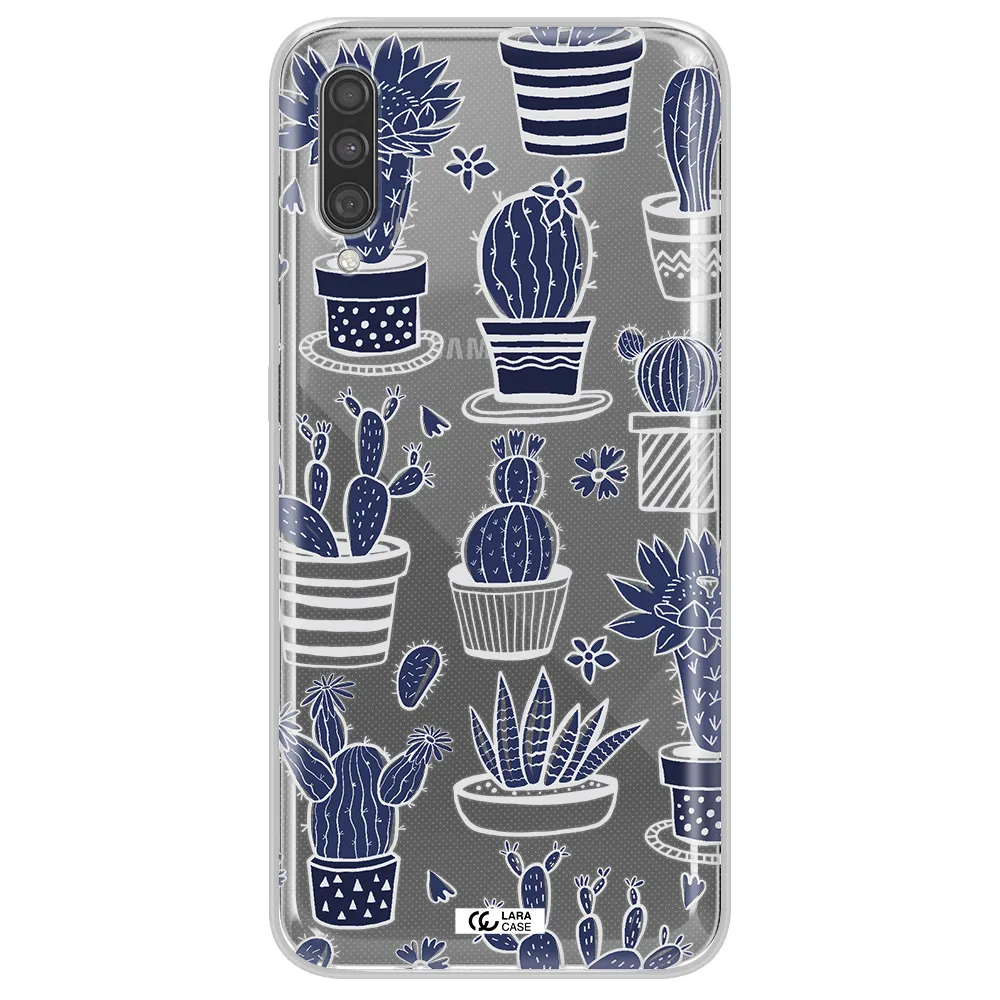 Blue Cactus Samsung A30S Clear TPU Case