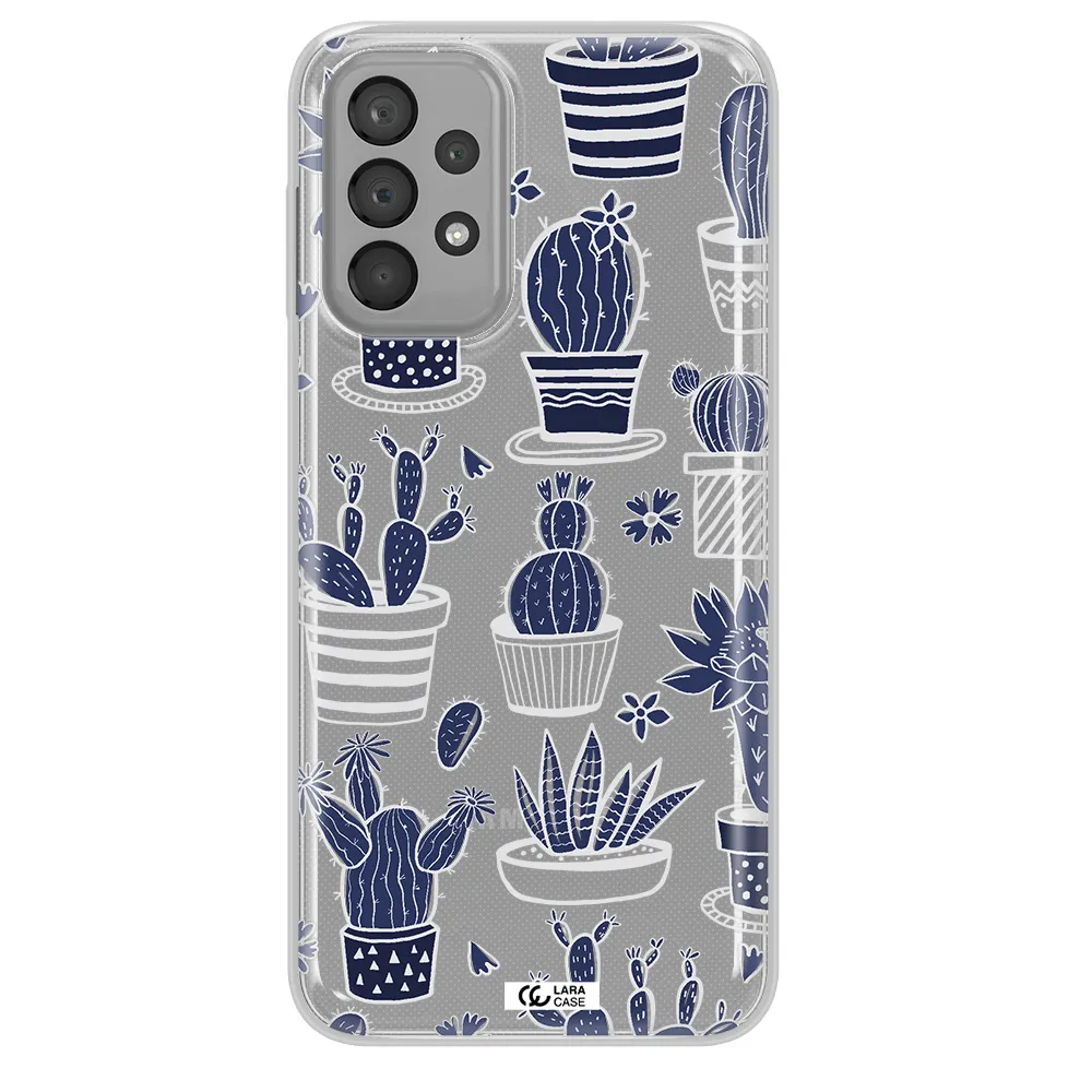 Blue Cactus Samsung A33 Clear TPU Case