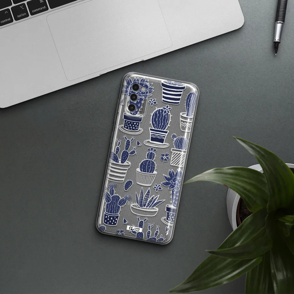 Blue Cactus Samsung A41 Clear Tpu Case