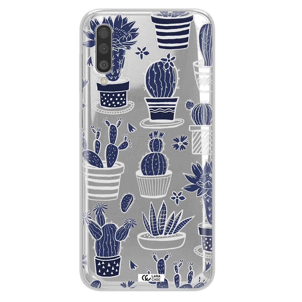 Blue Cactus Samsung A50S Clear Tpu Case