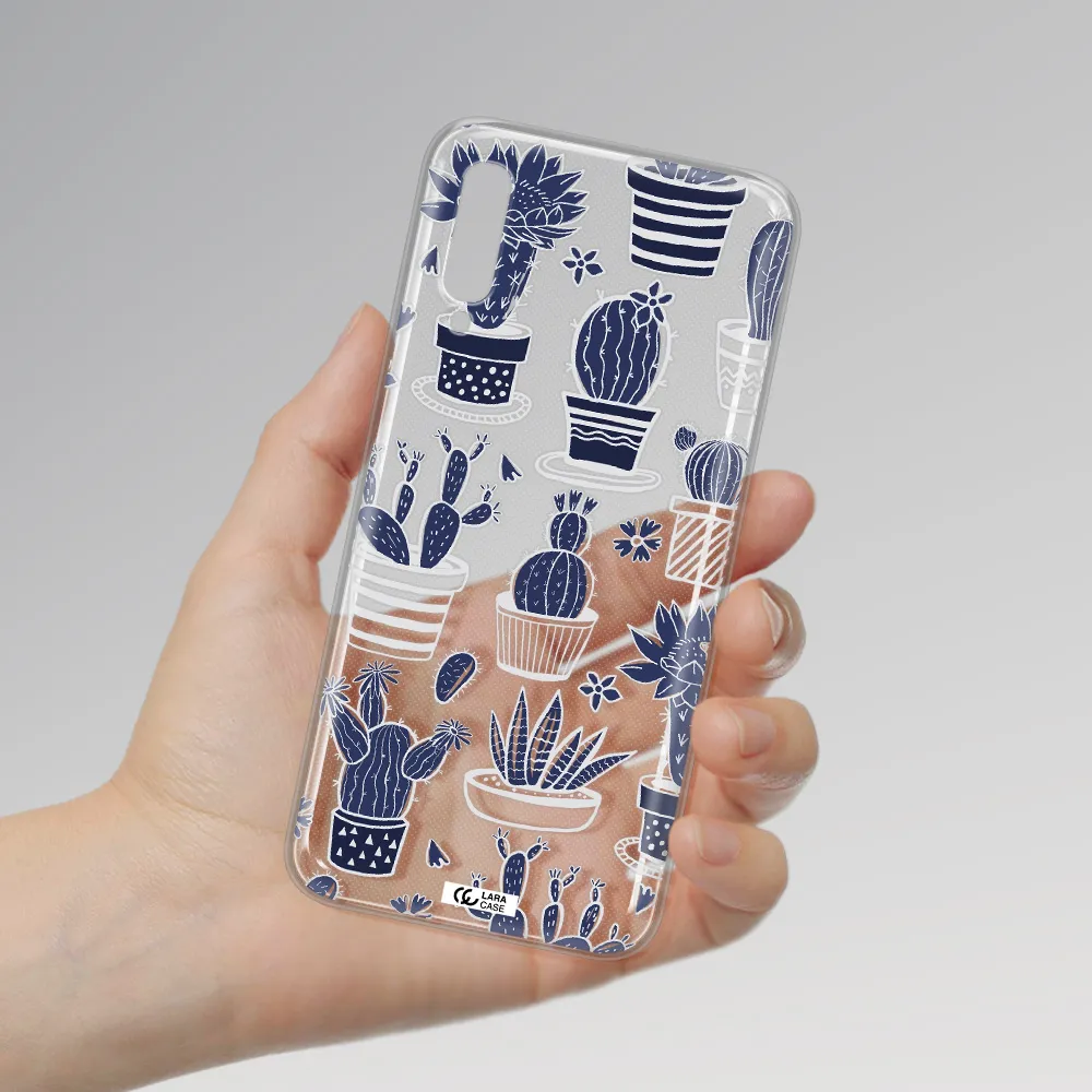 Blue Cactus Samsung A50S Clear Tpu Case