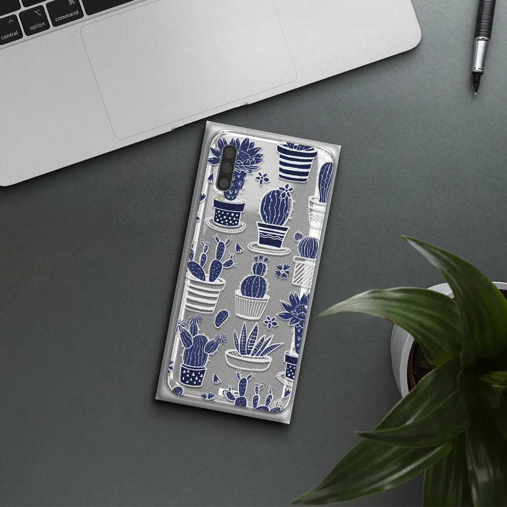 Blue Cactus Samsung A50S Clear Tpu Case