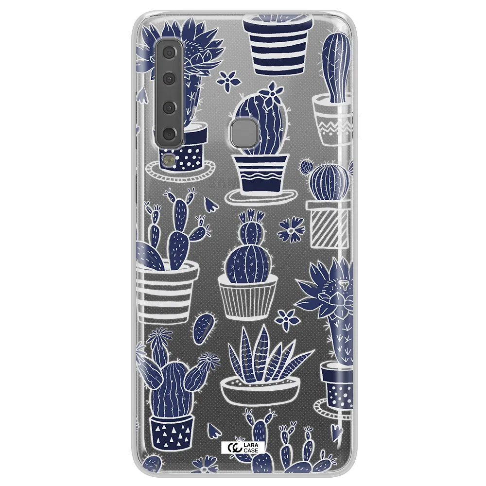 Blue Cactus Samsung A9 2018 Clear TPU Case