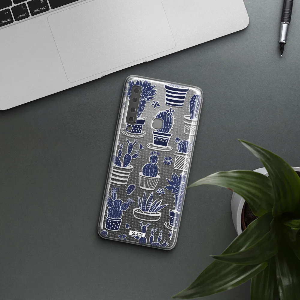 Blue Cactus Samsung A9 2018 Clear TPU Case