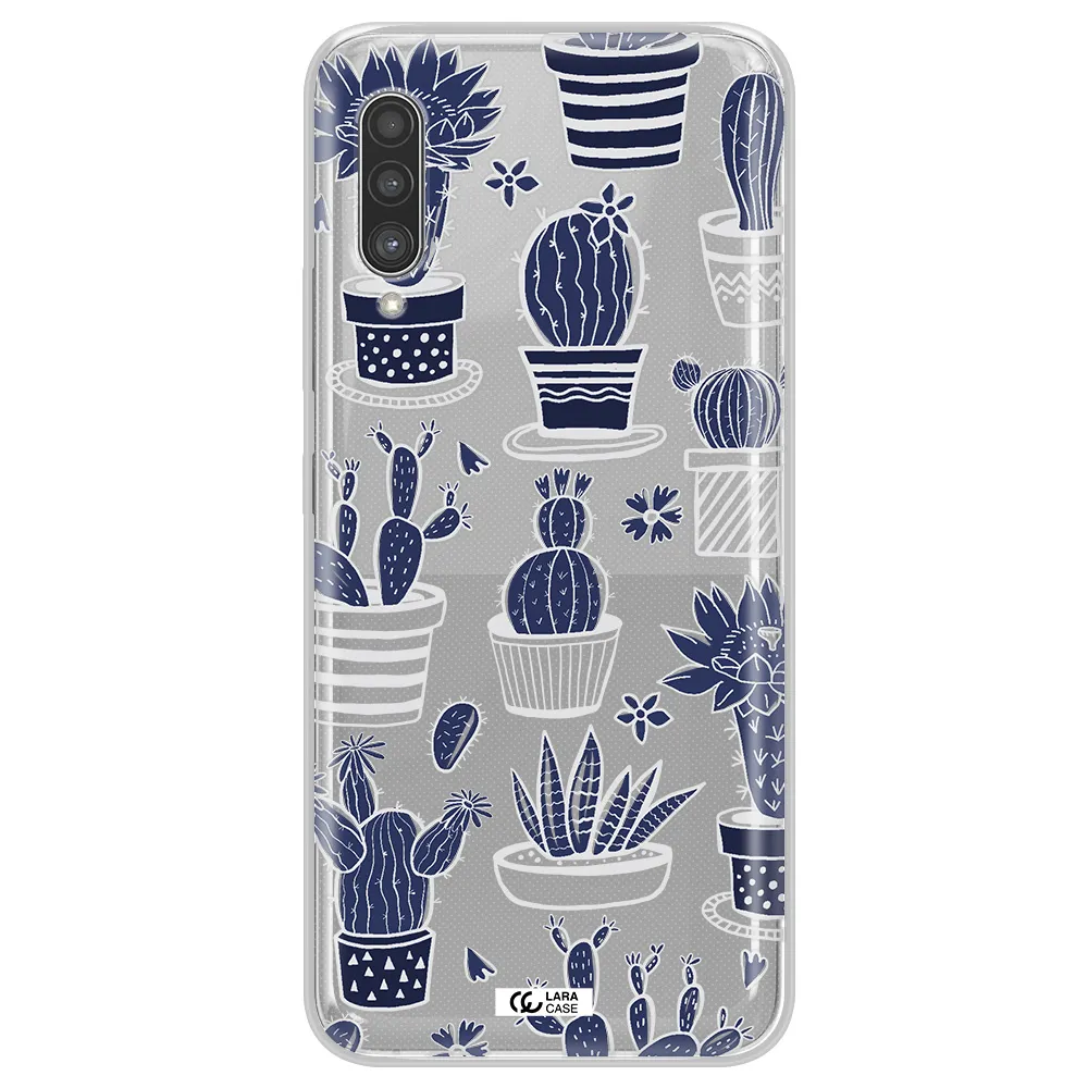 Blue Cactus Samsung A90 Clear TPU Case