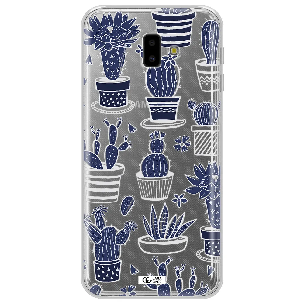 Blue Cactus Samsung J6 Plus Clear TPU Case