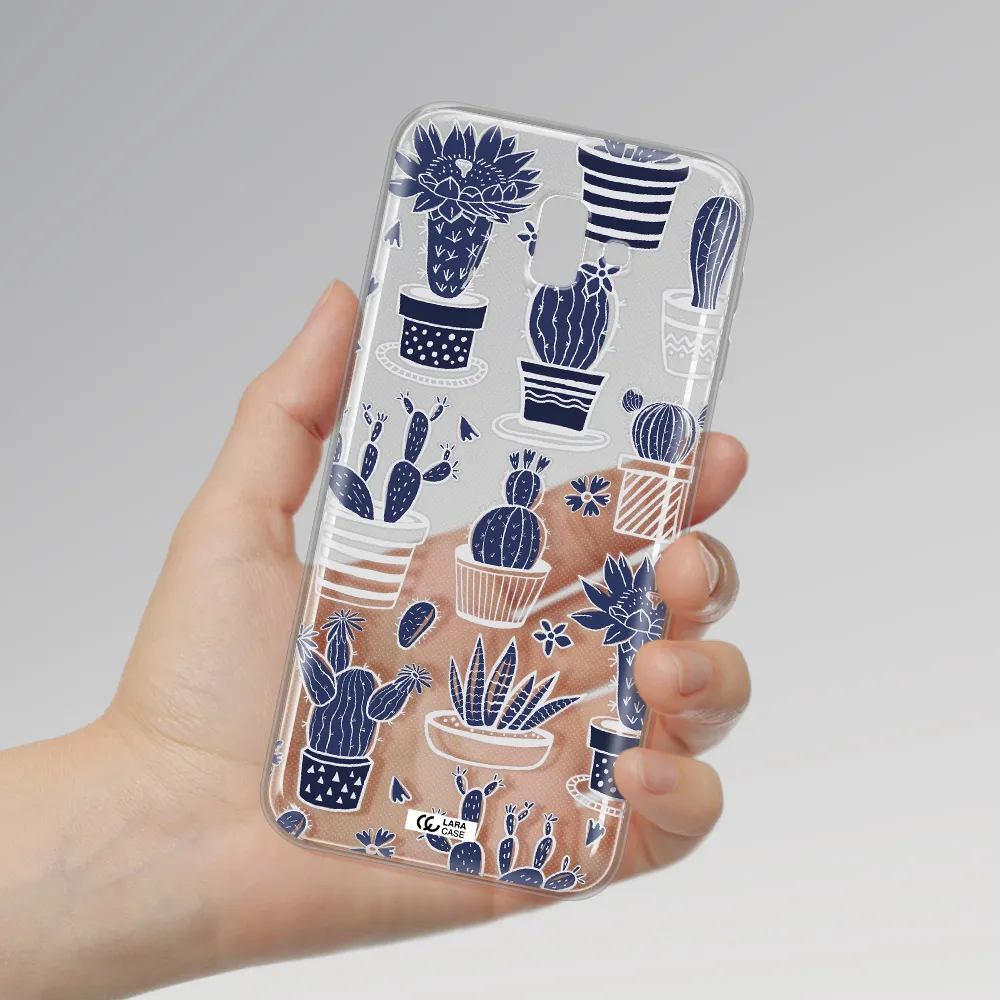 Blue Cactus Samsung J6 Plus Clear TPU Case