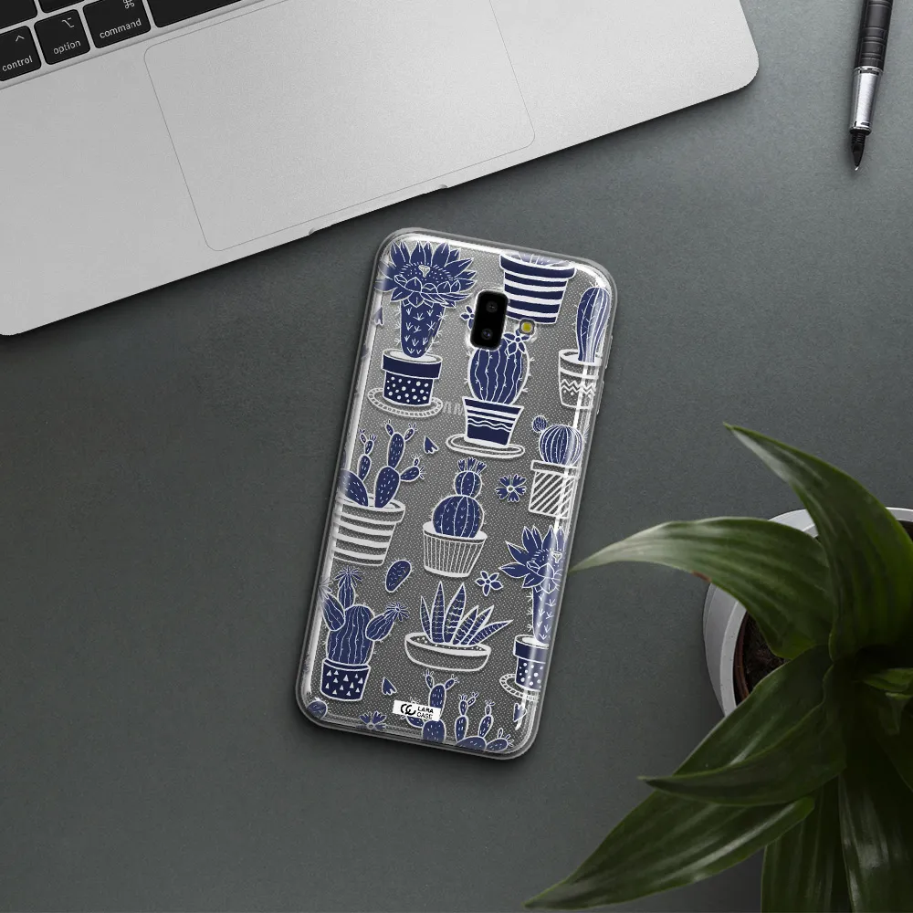 Blue Cactus Samsung J6 Plus Clear TPU Case