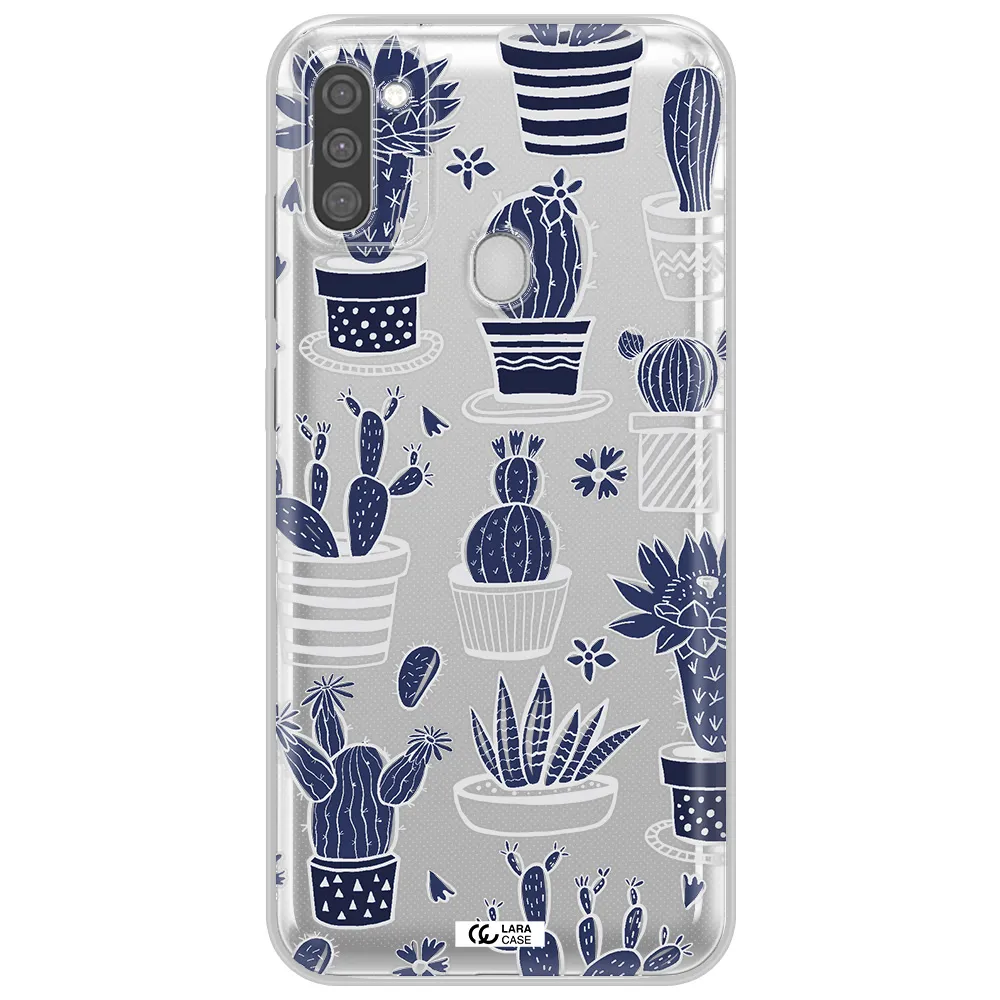 Blue Cactus Samsung M11 Clear TPU Case