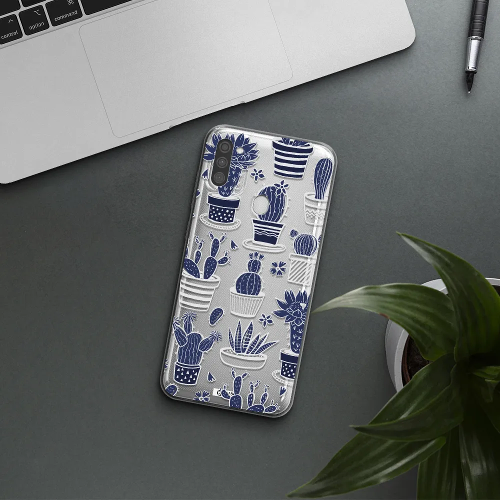 Blue Cactus Samsung M11 Clear TPU Case