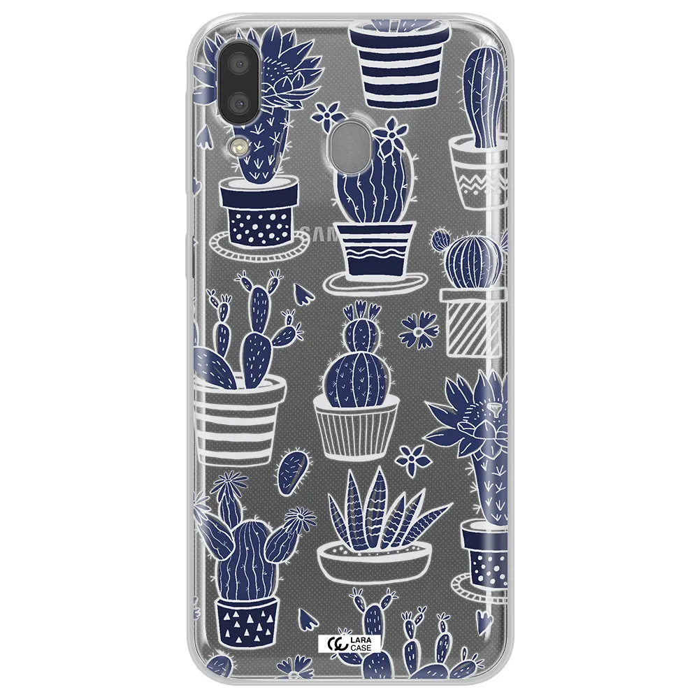 Blue Cactus Samsung M20 Clear TPU Case