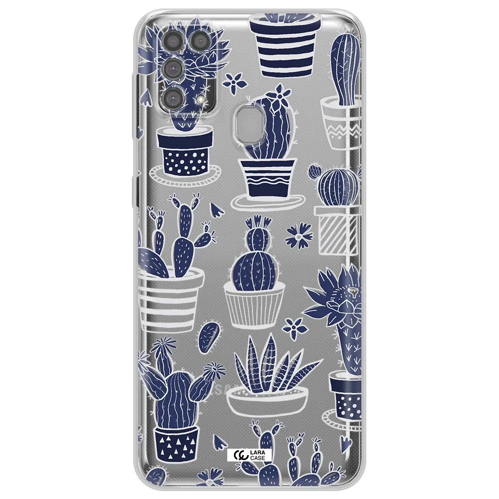 Blue Cactus Samsung M31 Clear TPU Case