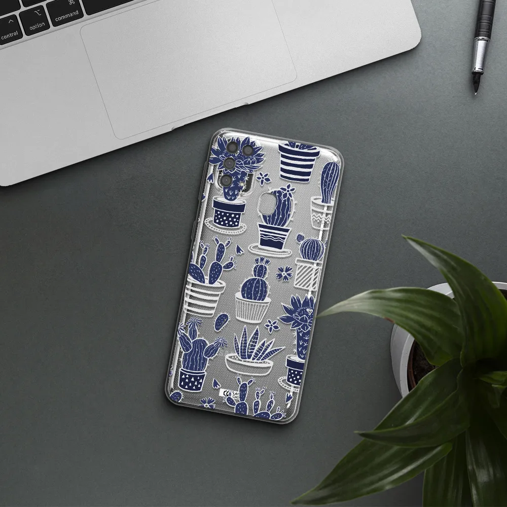Blue Cactus Samsung M31 Clear TPU Case