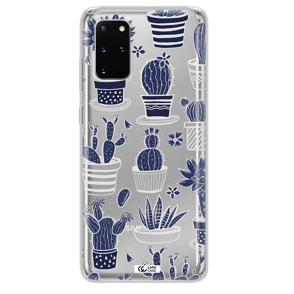 Blue Cactus Samsung S 20 Plus Clear TPU Case