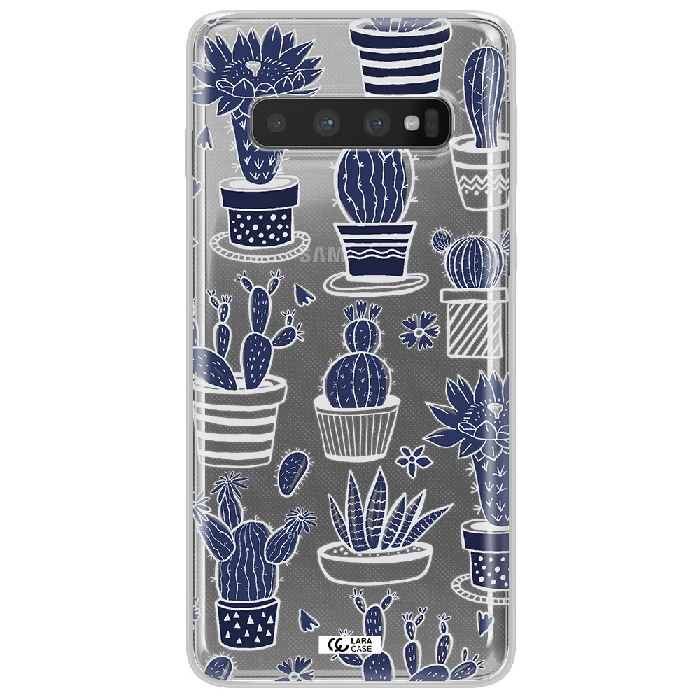 Blue Cactus Samsung S10 Clear TPU Case