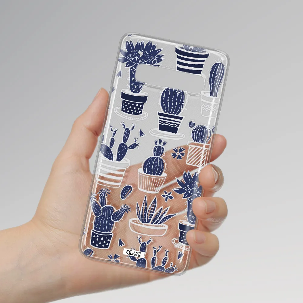 Blue Cactus Samsung S10 Clear TPU Case