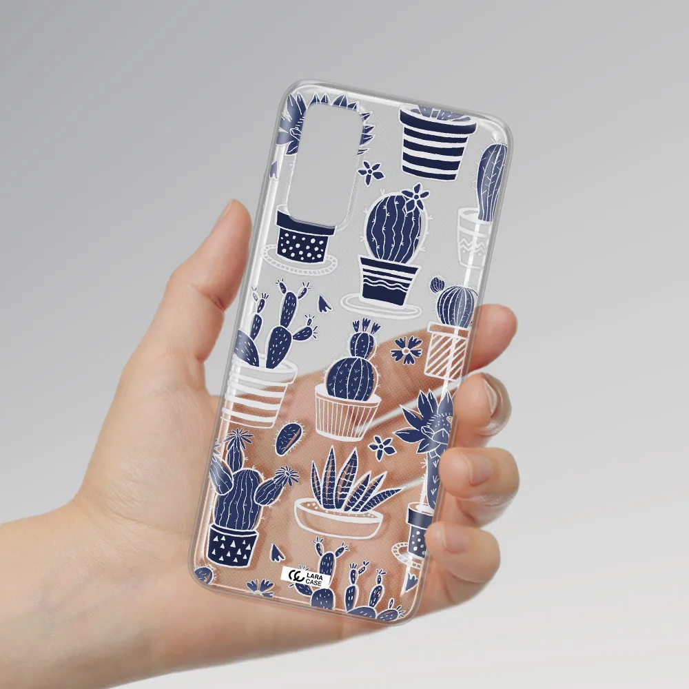 Blue Cactus Samsung S20 Clear TPU Case