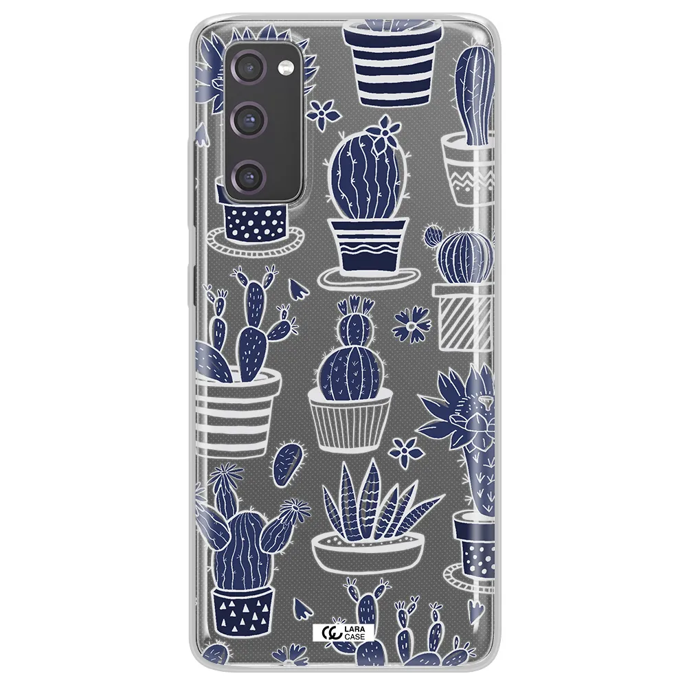 Blue Cactus Samsung S20 Fe Clear TPU Case