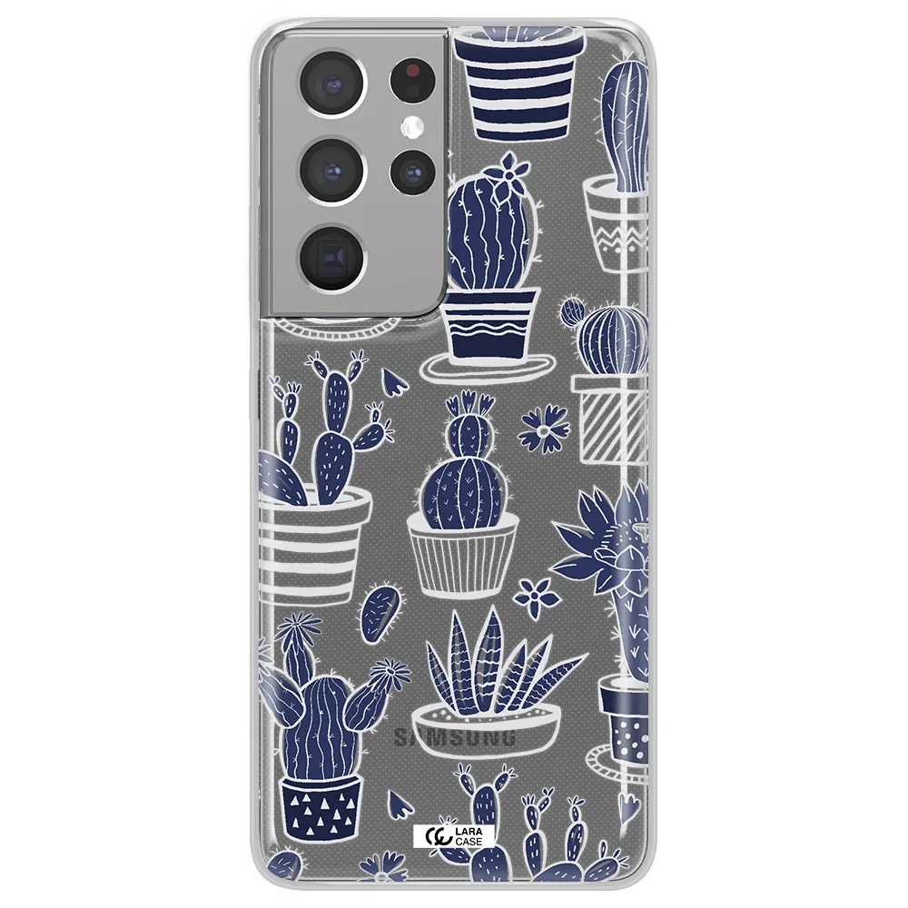 Blue Cactus Samsung S21 Ultra Clear TPU Case