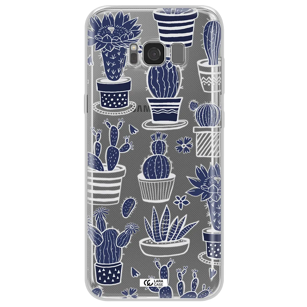Blue Cactus Samsung S8 Clear TPU Case