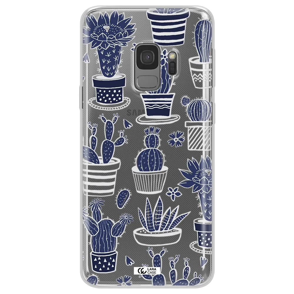 Blue Cactus Samsung S9 Clear TPU Case