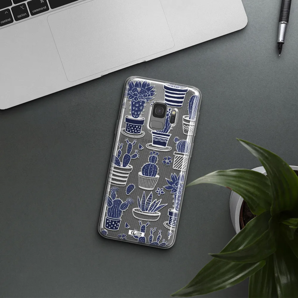 Blue Cactus Samsung S9 Clear TPU Case