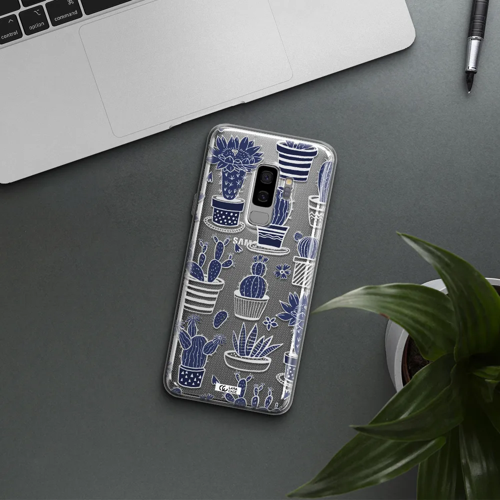 Blue Cactus Samsung S9 Plus Clear TPU Case