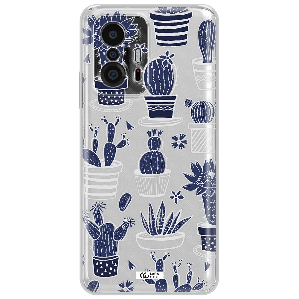 Blue Cactus Xiaomi 11T Clear Tpu Case